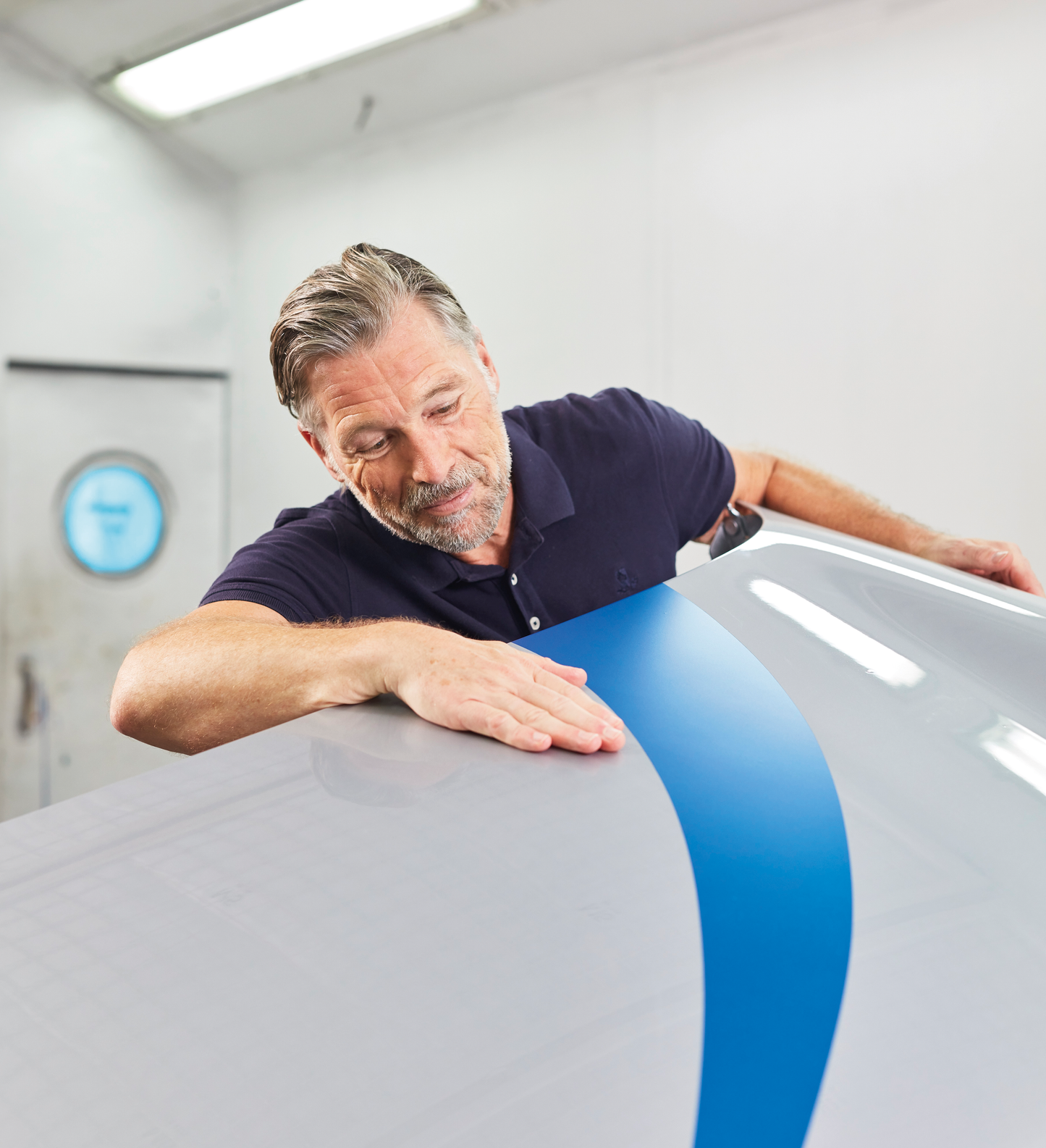 tesa® 4304 High performance paper masking tape up to 163°C/325°F, chamois, 100 mm x 50 m