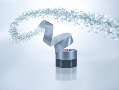 tesa® 60462 General purpose duct tape, white, 1400 mm x 2200 m