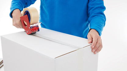 tesa® 4100 General purpose carton sealing tape, white, 50 mm x 660 m