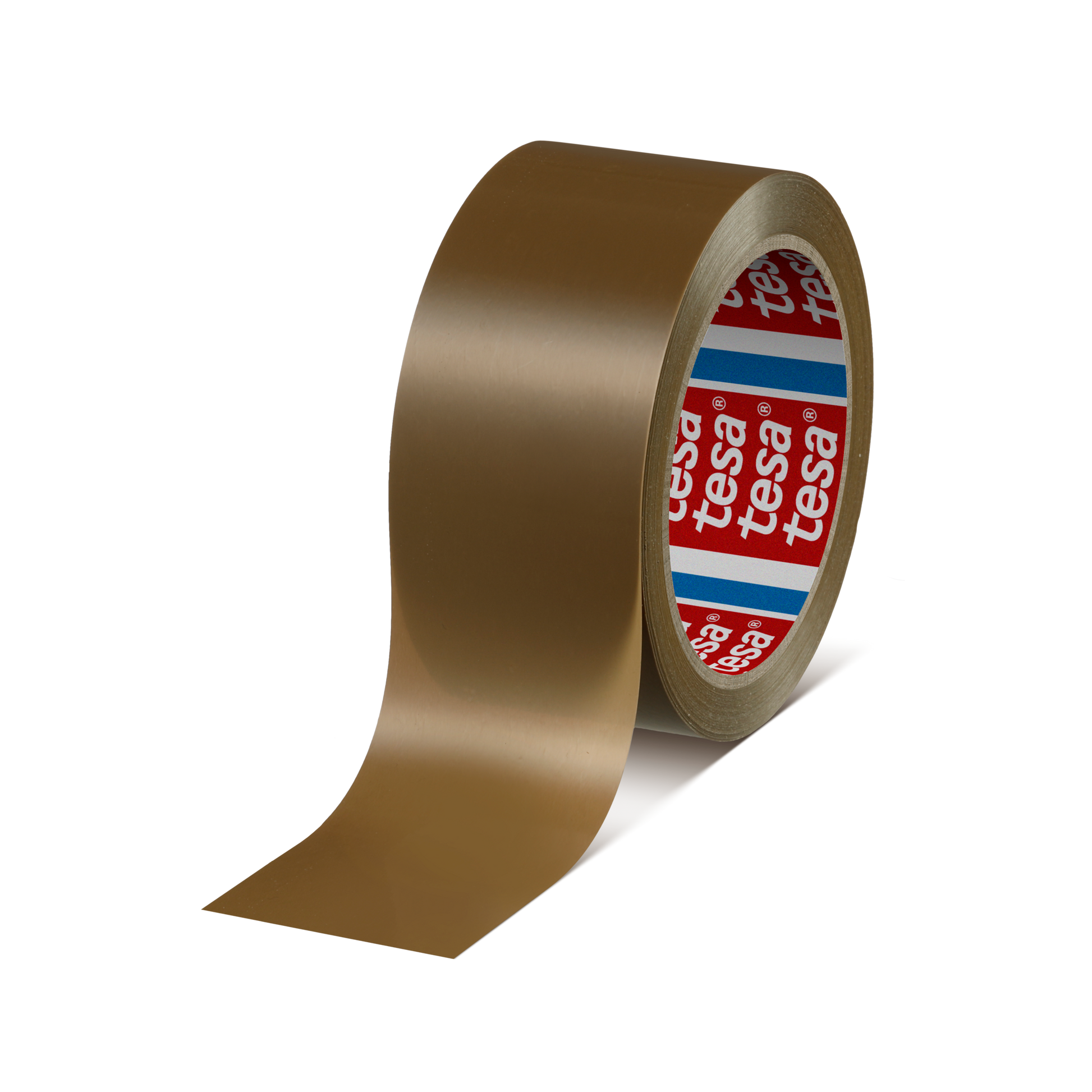 tesa® 4120 General purpose parcel tape for packing and closing medium-weight shipping boxes, chamois, 50 mm x 66 m