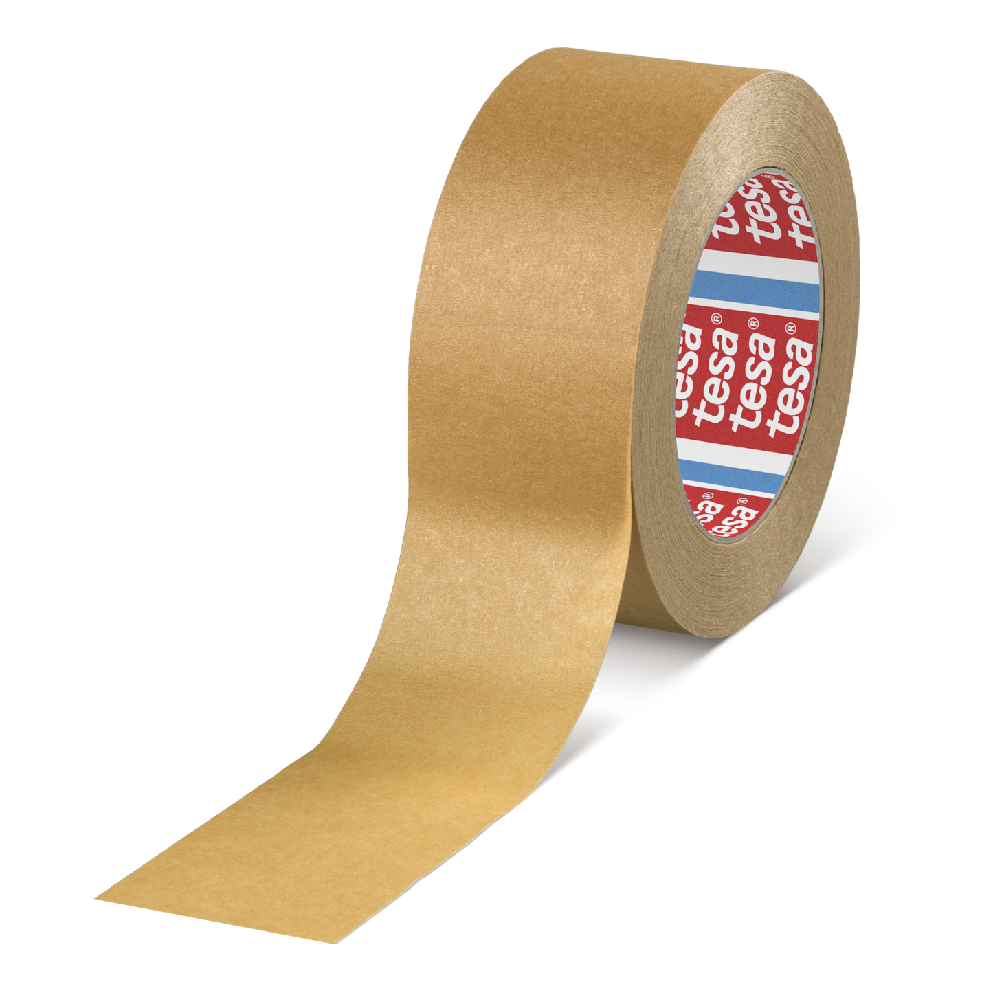 tesa® 4304 High performance paper masking tape up to 163°C/325°F, chamois, 100 mm x 50 m