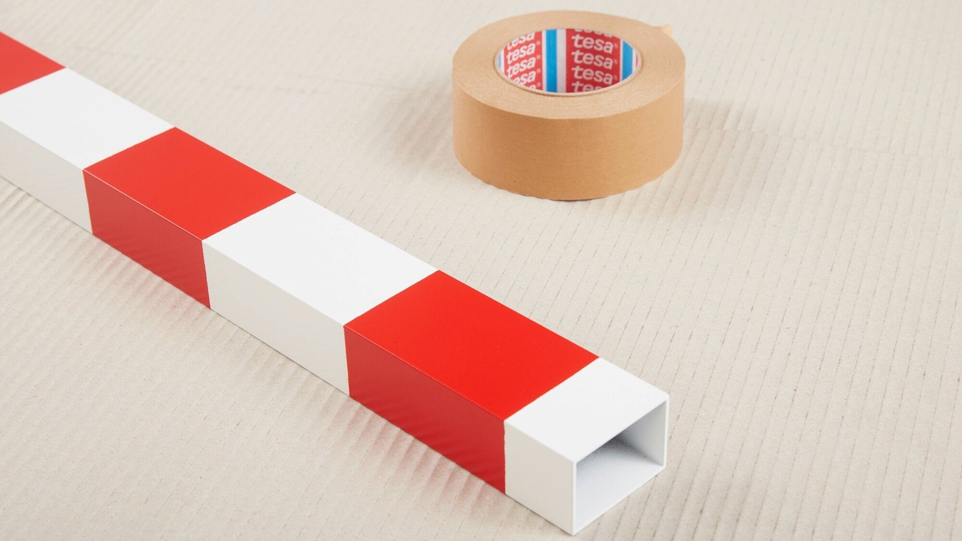 tesa® 4309 Car masking tape for paint spraying up to 120°C, brown, 48 mm x 100 m