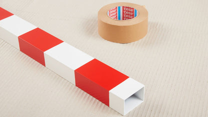 tesa® 4309 Car masking tape for paint spraying up to 120°C, brown, 48 mm x 100 m