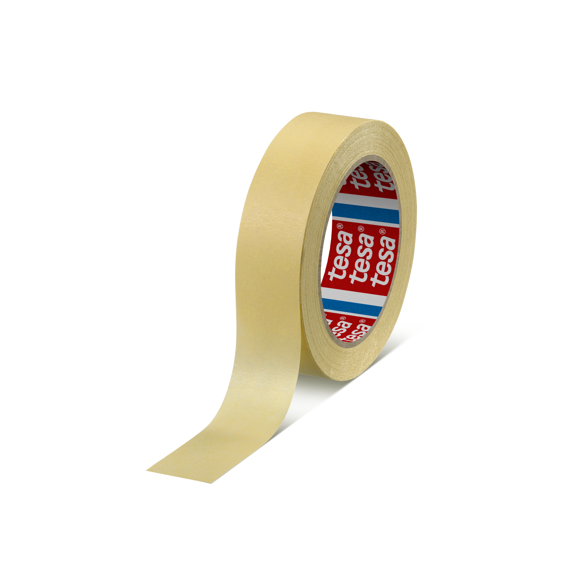 tesa® 4323 General purpose paper masking tape, chamois, 100 mm x 50 m