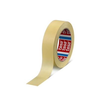 tesa® 4323 General purpose paper masking tape, chamois, 100 mm x 50 m