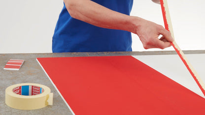 tesa® 4323 General purpose paper masking tape, chamois, 100 mm x 50 m