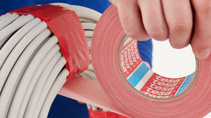 tesa® 4688 Standard polyethylene coated cloth tape, white, 50 mm x 50 m