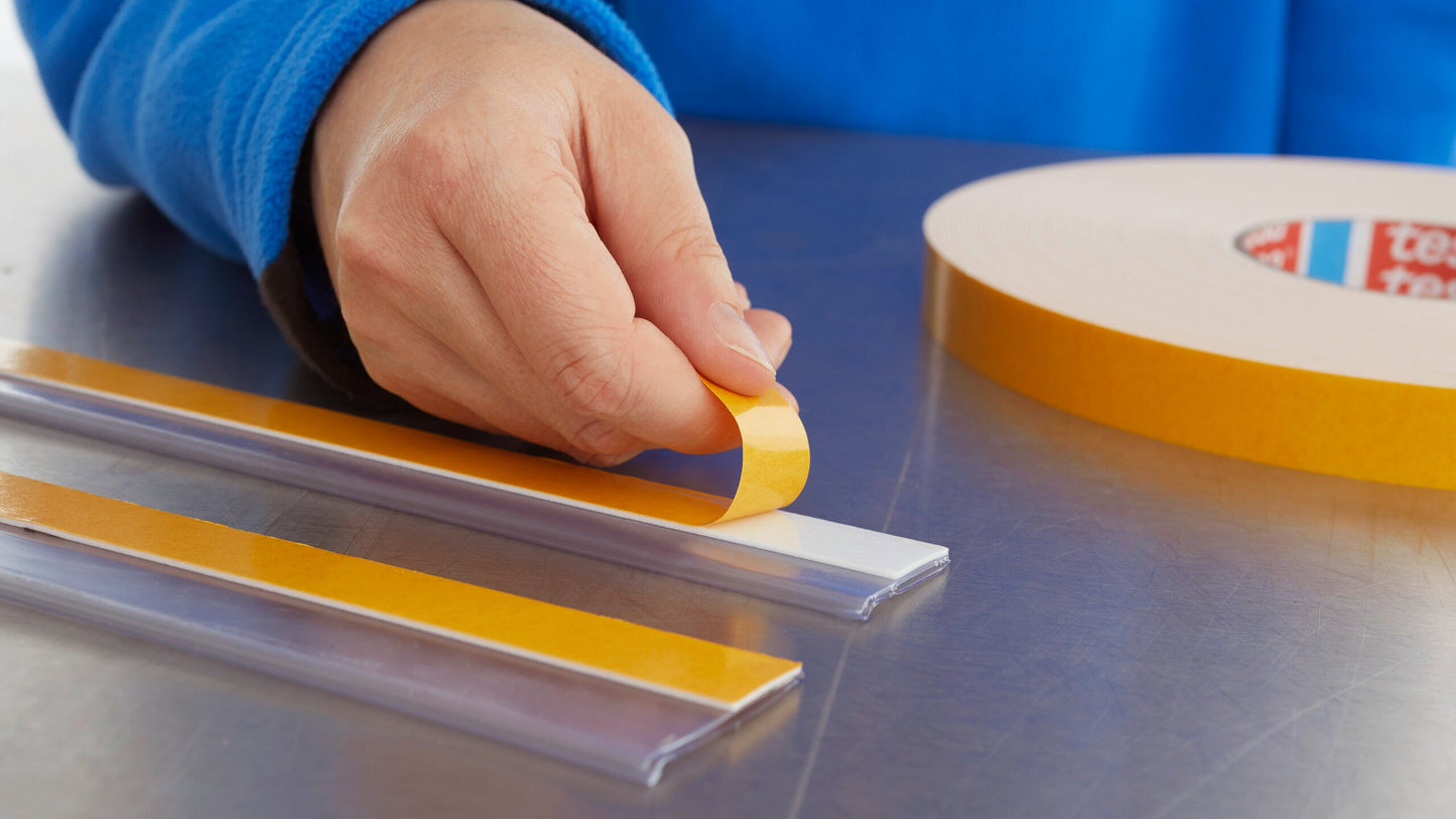 tesa® 4957I Double-sided general purpose PE-foam tape, white, 19 mm x 25 m