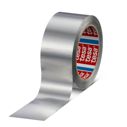 tesa® 60650 Universal aluminum tape - 50µ foil, silver, 50 mm x 50 m