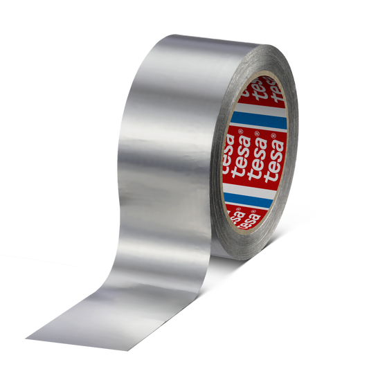 tesa® 60650 Universal aluminum tape - 50µ foil, silver, 50 mm x 50 m